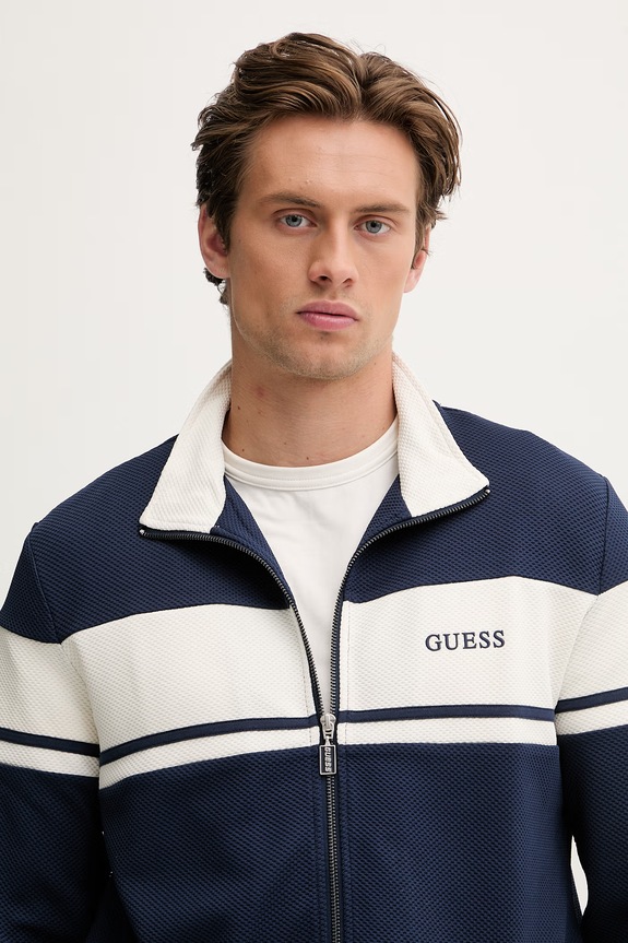 Guess bluza rozpinana męska granatowy Z6GQ29.K3212