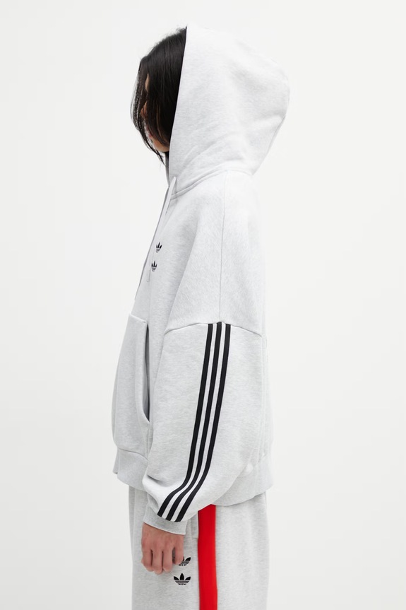 adidas Originals x Willy Chavarria men's sweatshirt with cotton KV2250 gray SS26