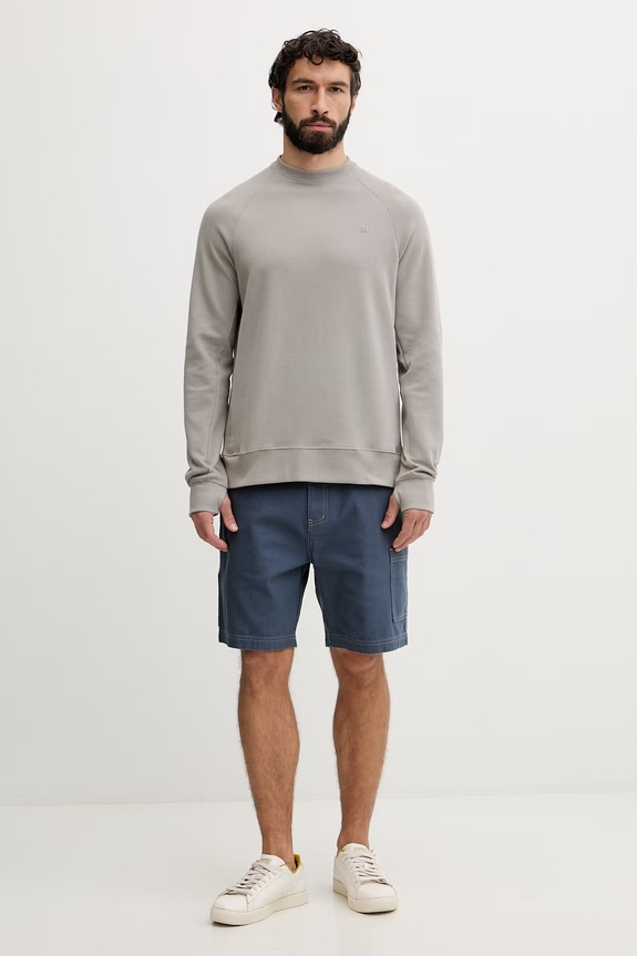 Hurley férfi melegítőfelső pamuttal MFTEU00015 szürke SS26