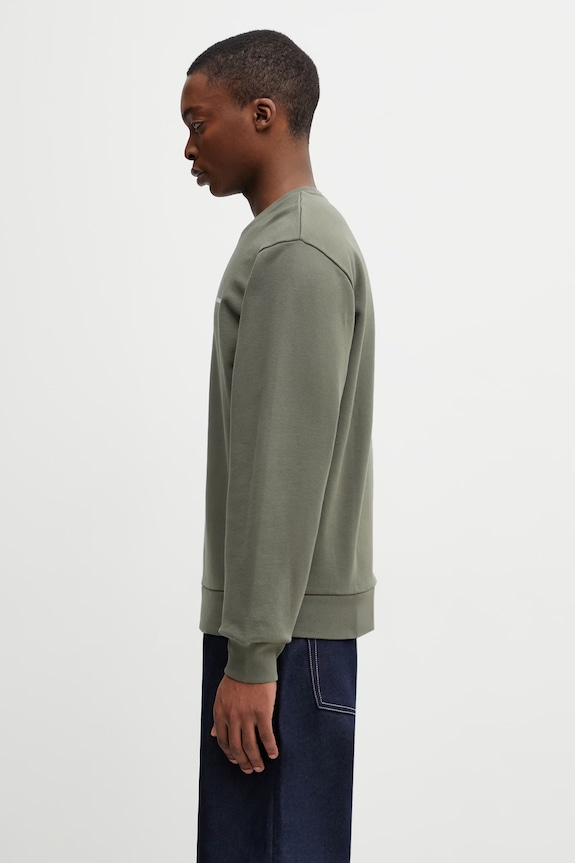 Carhartt WIP Script Embroidery Sweat bluza bawełniana damska I034496.3LUXX zielony SS26