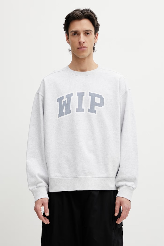 Carhartt WIP WIP III Sweat hanorac de bărbați de bumbac gri I036157.48260