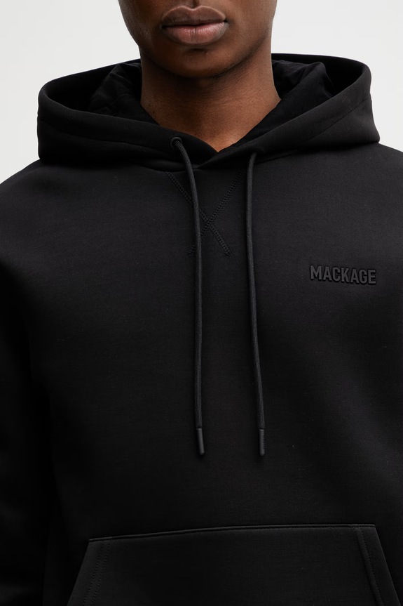 Mackage felpa con cappuccio da uomo nero KOLTON.Z