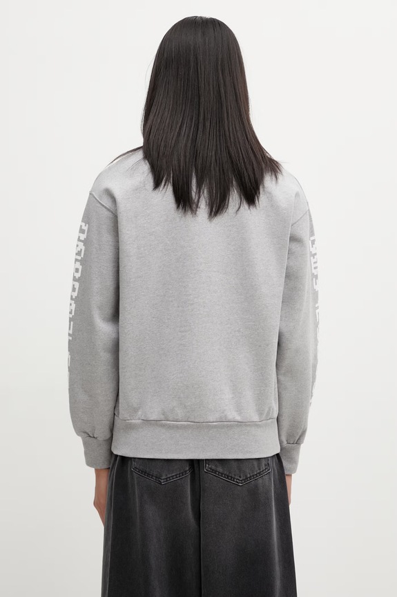 Odzież No Problemo Braniac bluza oversize bawełniana męska NP2000605 szary