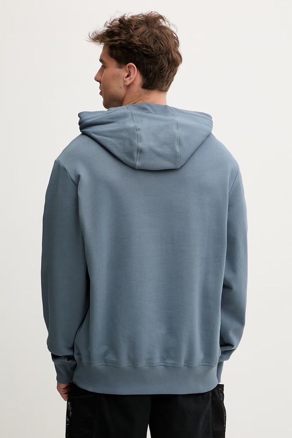 Odzież The North Face bluza z kapturem męska bawełniana Essential Light NF0A8GQD0U31 niebieski