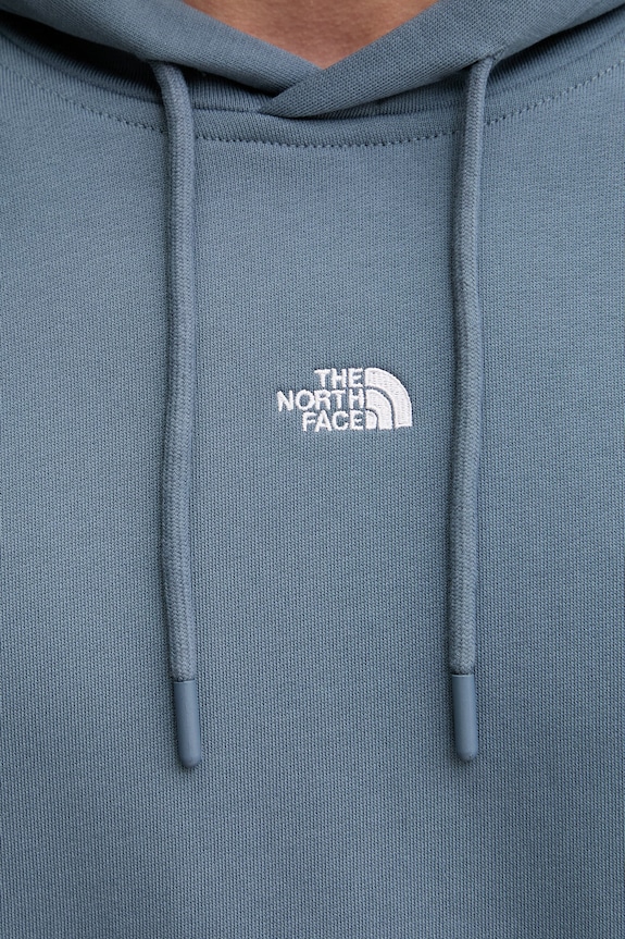The North Face bluza z kapturem męska bawełniana Essential Light NF0A8GQD0U31 niebieski