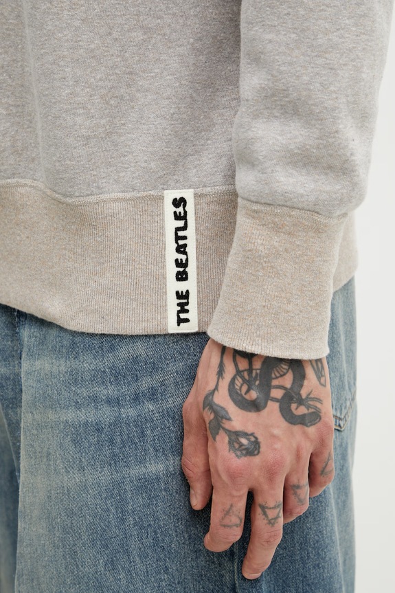 Human Made суичър от памук мъжки сив HM31CS023