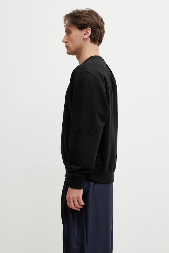 Ader Error hanorac din bumbac bărbătesc BP01SSSW0103BK negru SS26