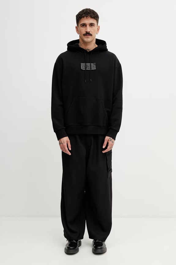MM6 Maison Margiela hoodie cotton Men's SH2GU0034.M25014 black