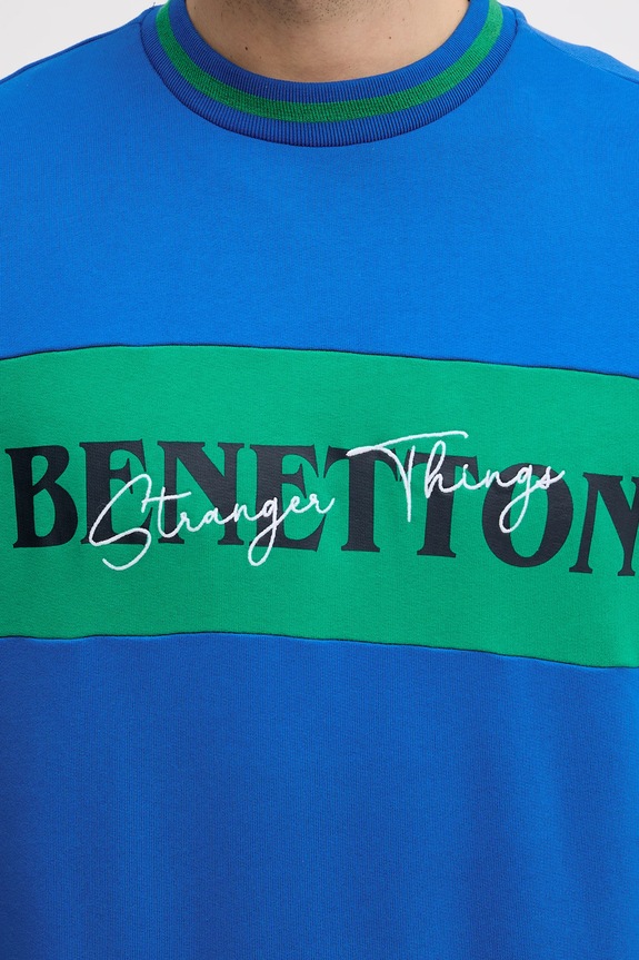 Хлопковая кофта United Colors of Benetton x Stranger Things 342ZU10BA