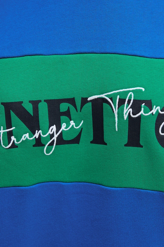Хлопковая кофта United Colors of Benetton x Stranger Things 342ZU10BA