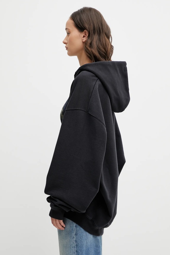 Mikina VETEMENTS Paris Tourist černá ME76ZU242B