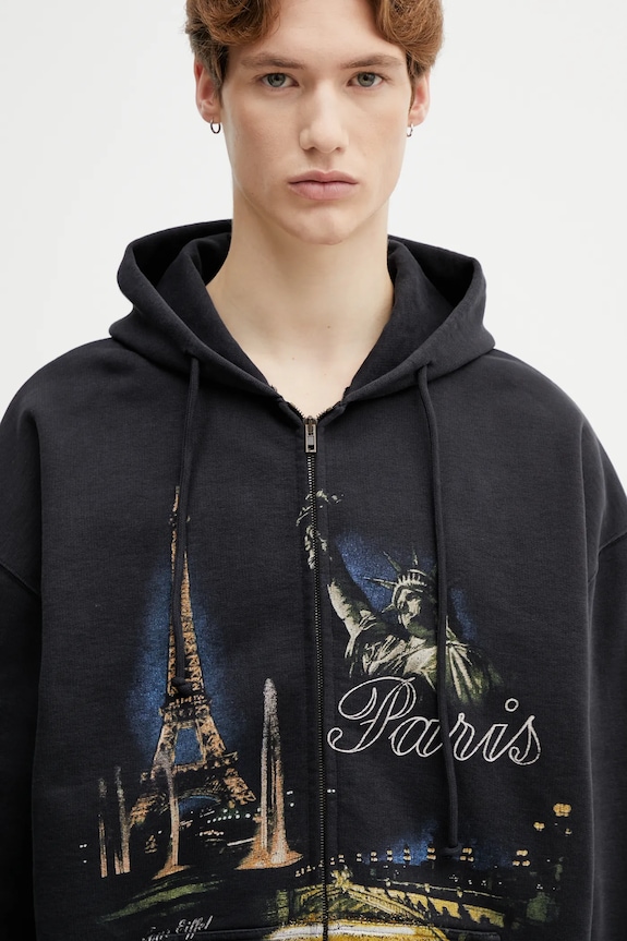 Mikina VETEMENTS Paris Tourist ME76ZU242B
