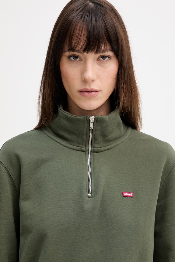 Levi's bluza bawełniana LSE_ORIGINAL HM 1/4 ZIP 001B9