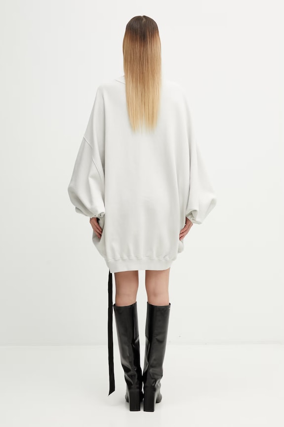 Odjeća Rick Owens DRKSHDW Hun dukserica od pamuka za žene DS01F4242.FP siva