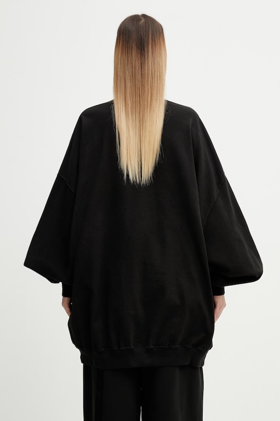 Odjeća Rick Owens DRKSHDW Hun dukserica pamučna ženska DS01F4242.RIGP7P crna