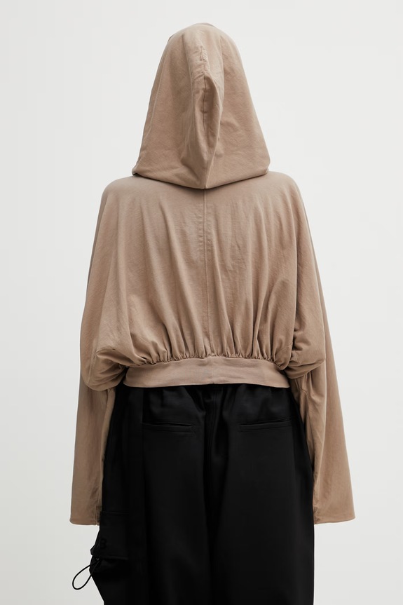 Хлопковая кофта Rick Owens DRKSHDW бежевый DS01F4218.RN