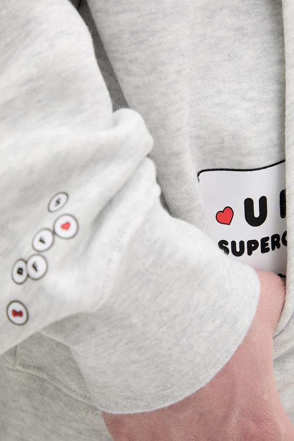Converse felpa con cerniera in cotone x HELLO KITTY CVM5H504