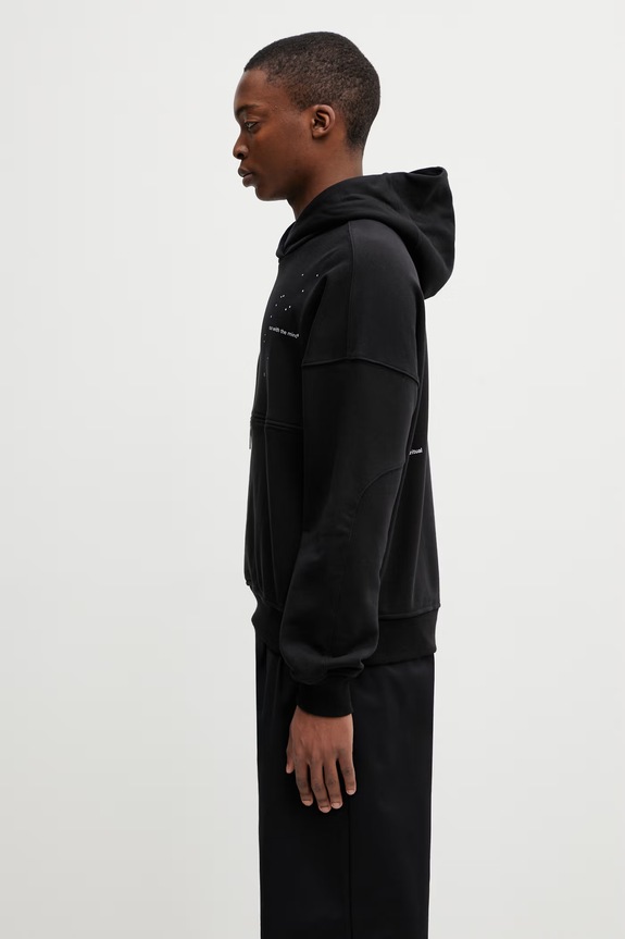 Oblečenie adidas Performance bavlnená mikina s kapucňou adidas x Koumori JY4090 čierna