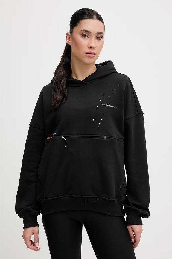 adidas Performance mikina s kapucňou bavlnená adidas x Koumori JY4090 čierna