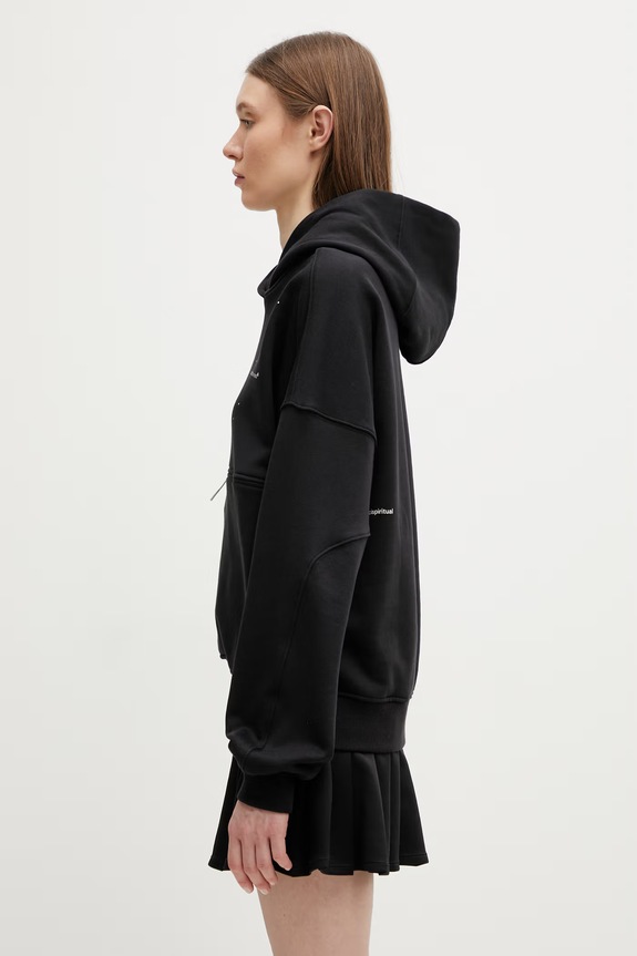 adidas Performance bavlnená mikina s kapucňou adidas x Koumori čierna JY4090