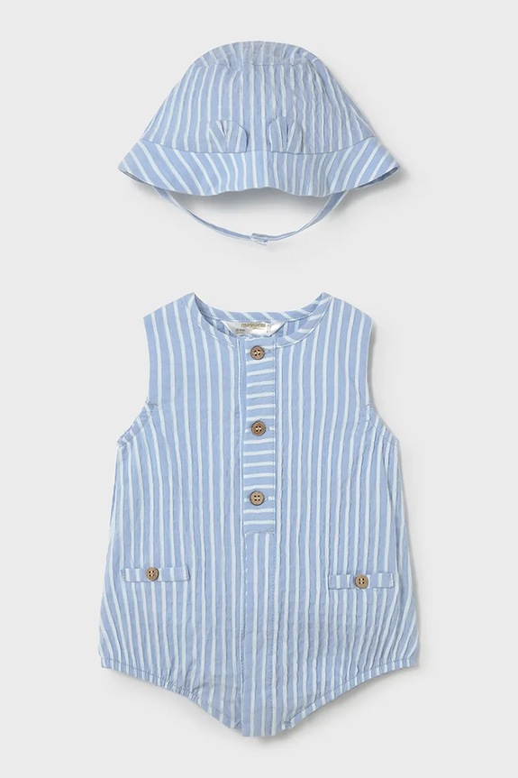 Otroški pajac Mayoral Newborn 1614.1C.Newborn.PPY2 modra SS26