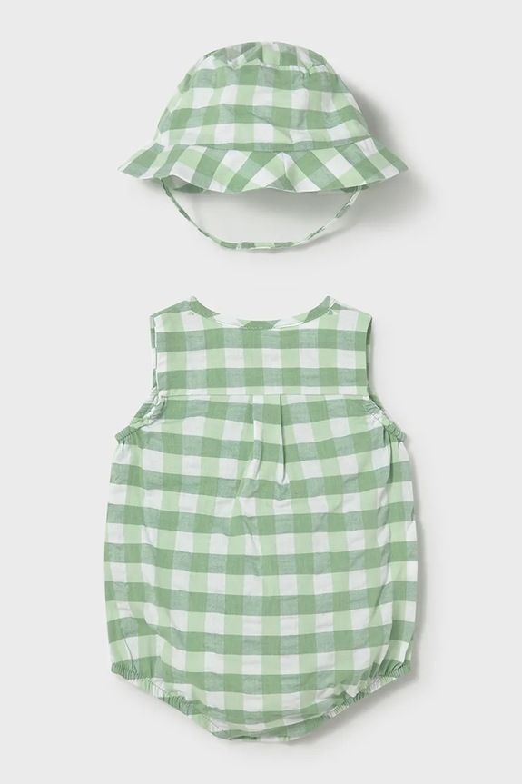 Otroški pajac Mayoral Newborn 1614.1C.Newborn.PPY2 zelena SS26