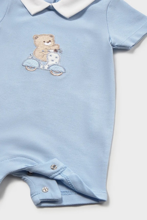 Комбінезон для немовлят Mayoral Newborn 2-pack блакитний 1715.1B.Newborn.PPY2