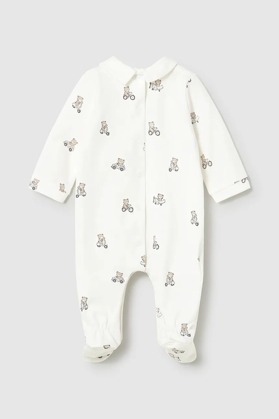 Chłopiec Mayoral Newborn śpioszki niemowlęce 2-pack 1716.1B.Newborn.PPY2 beżowy