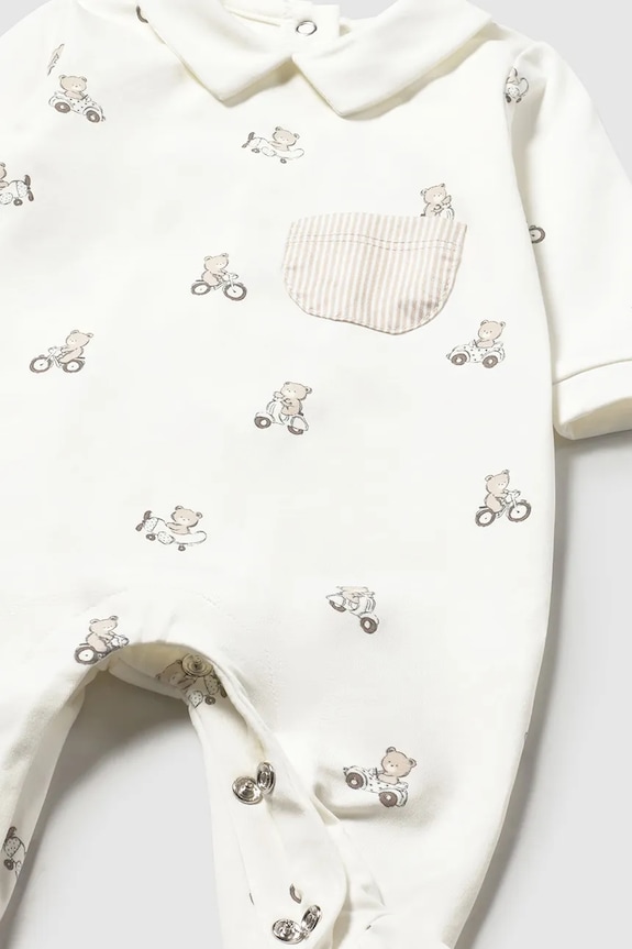 Mayoral Newborn śpioszki niemowlęce 2-pack beżowy 1716.1B.Newborn.PPY2