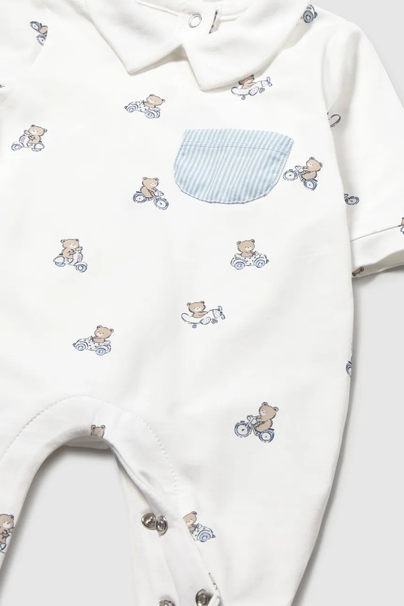 Mayoral Newborn śpioszki niemowlęce 2-pack niebieski 1716.1B.Newborn.PPY2