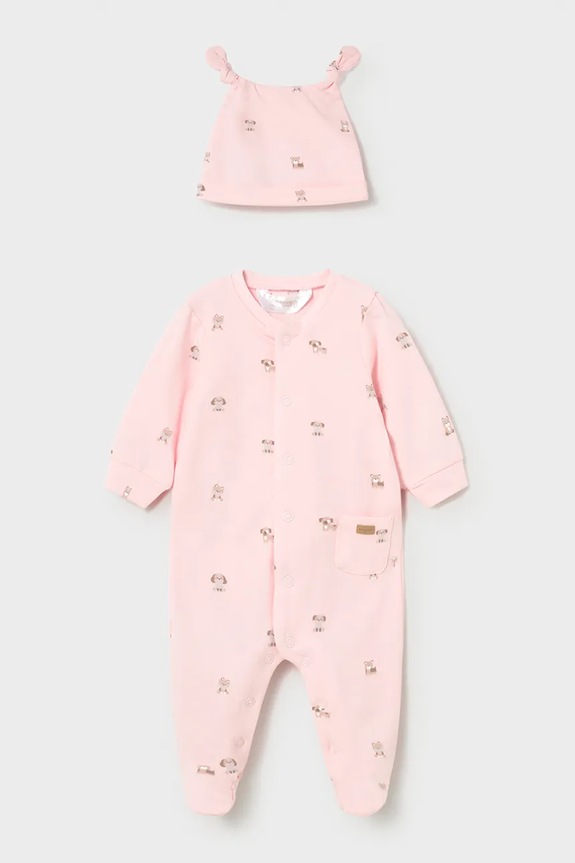 Повзунки для немовлят Mayoral Newborn рожевий 1718.1E.Newborn.PPY2