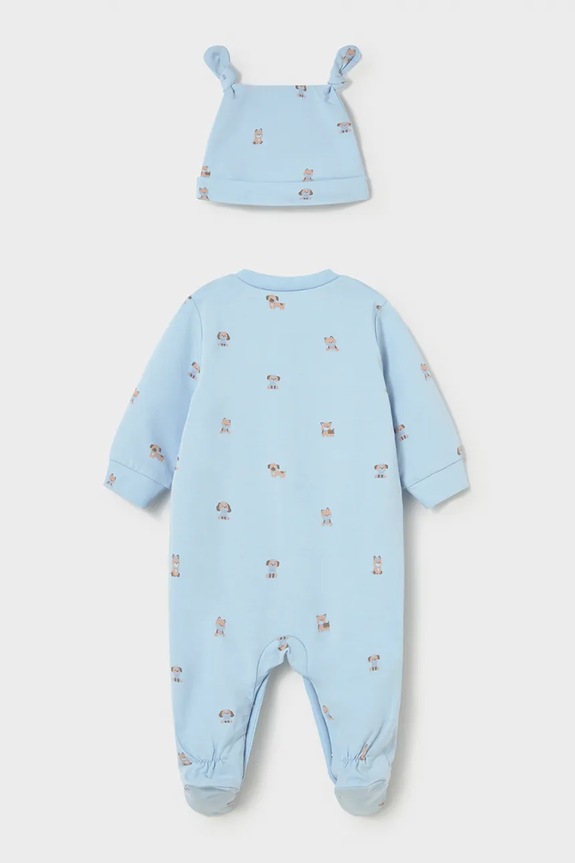 Mayoral Newborn śpioszki niemowlęce 1718.1E.Newborn.PPY2 niebieski SS26