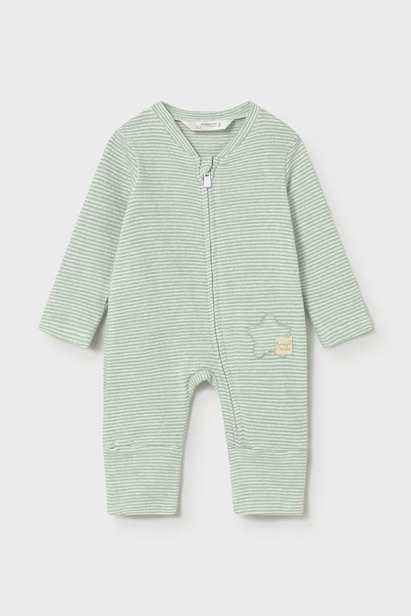 Mayoral Newborn salopetă din bumbac pentru bebeluși verde 1722.1H.Newborn.PPY2