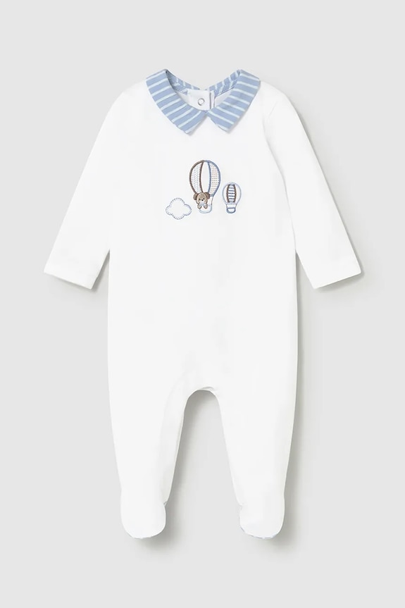 Mayoral Newborn costum bebe alb 1742.1C.Newborn.PPY2