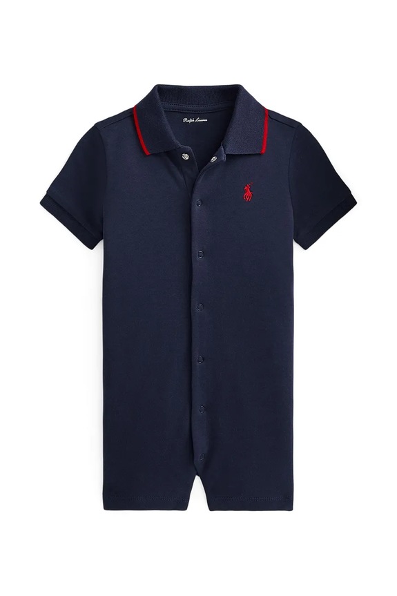 Polo Ralph Lauren salopete bebeluși din bumbac bleumarin 320690772013