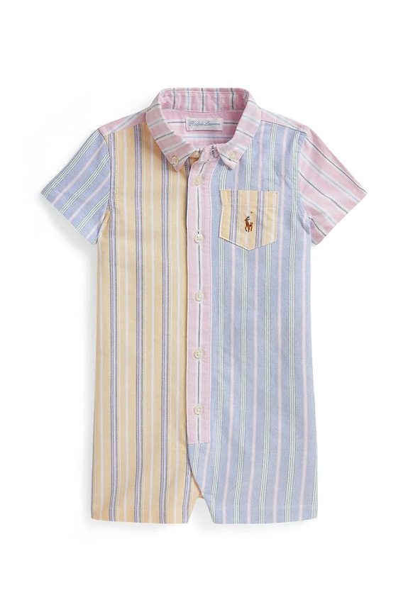 Polo Ralph Lauren rampers bawełniany niemowlęcy multicolor 320B14075001