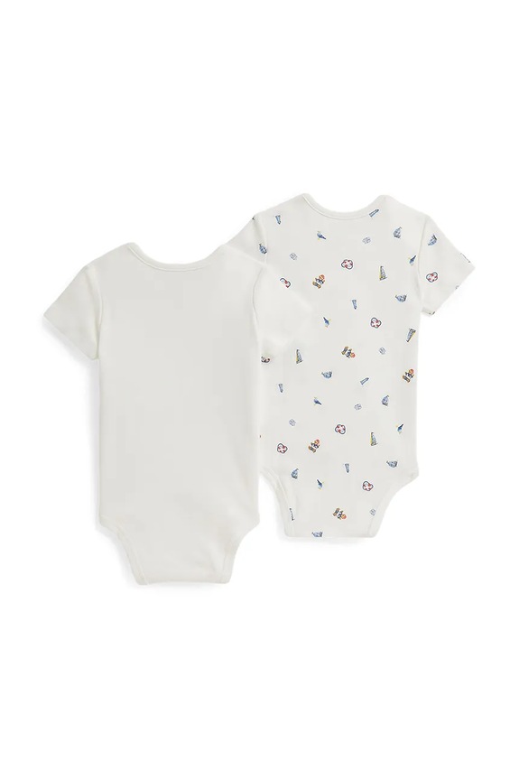 Βρεφικό body από βαμβάκι Polo Ralph Lauren 320B14078001 λευκό SS26