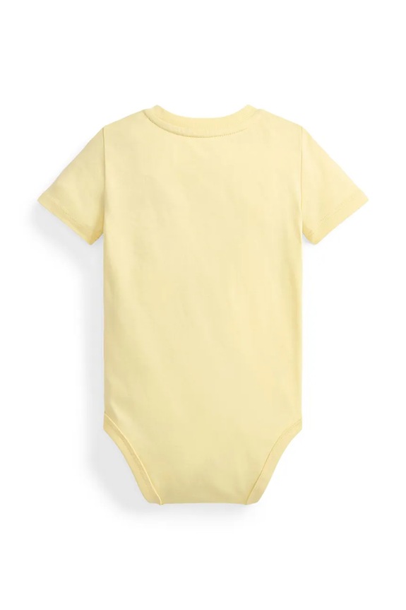 Bavlnené body pre bábätká Polo Ralph Lauren 320B14086001 žltá SS26