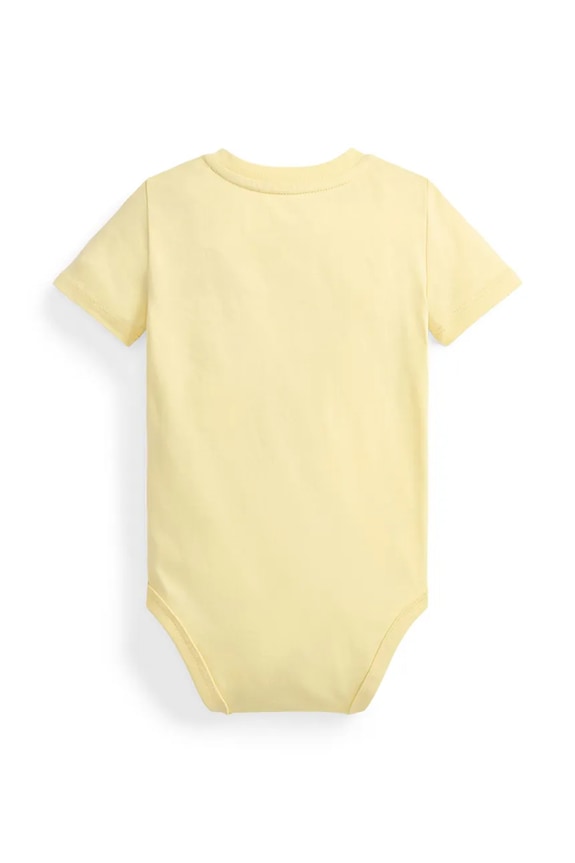 Bavlnené body pre bábätká Polo Ralph Lauren 320B14086001 žltá SS26