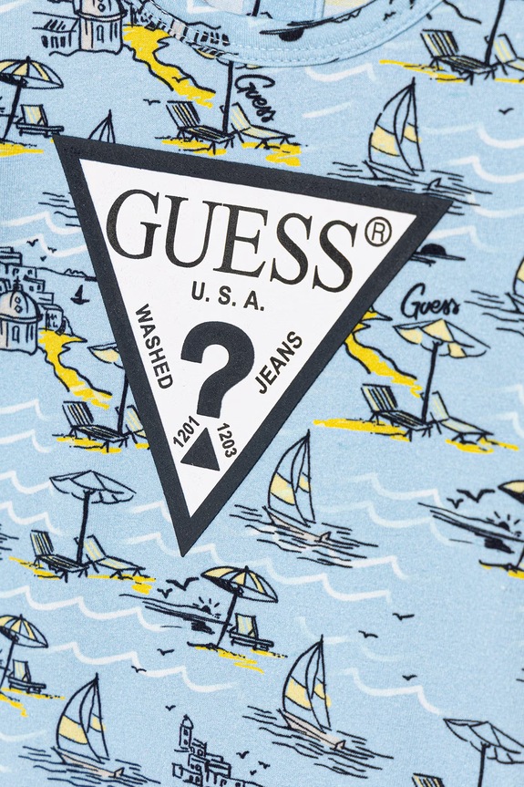 CHLAPEC Dětské rampery Guess P6GG00.K6YW1.PPY2.M modrá