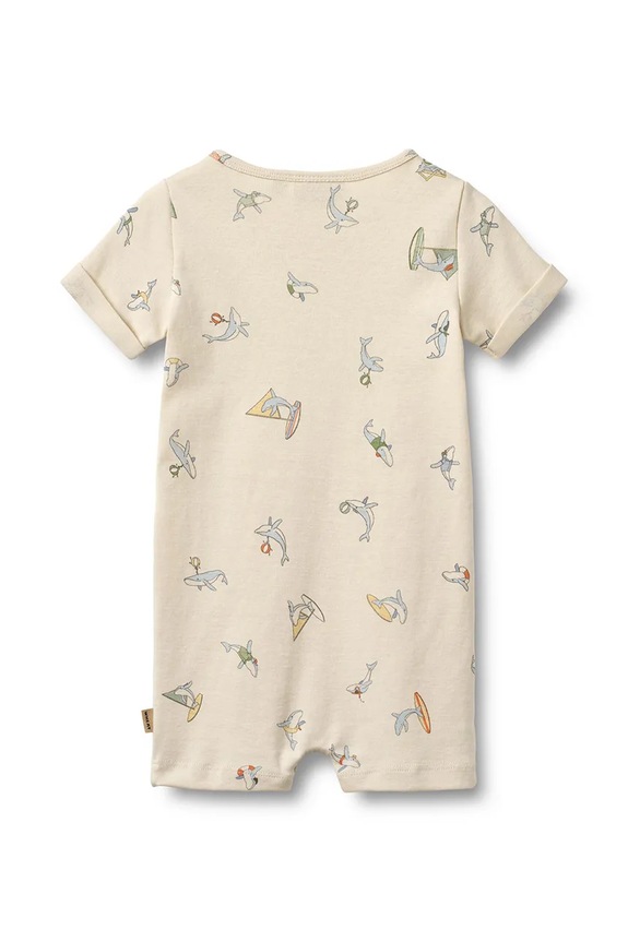 Wheat rampers niemowlęcy bawełniany 9410.193.GOTS beżowy SS26