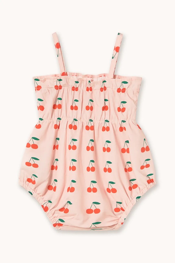 Tinycottons body din bumbac pentru bebeluși CHERRIES BODY SS26.277 roz SS26