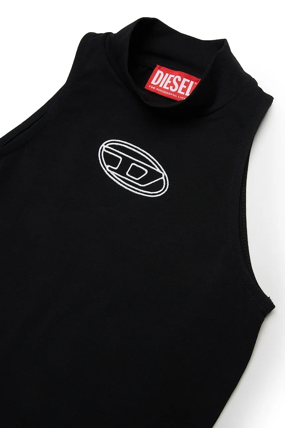 Κοριτσίστικα Βαμβακερό παιδικό κορμάκι Diesel BVODY Body J02577.KYA0L μαύρο