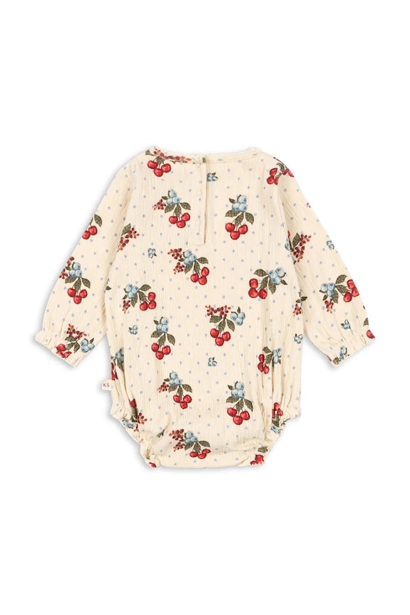 Konges Sløjd body bebe CHLEO ROMPER GOTS KS104731.PPY2 bej SS26