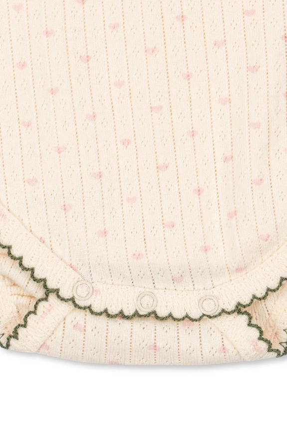 Konges Sløjd body din bumbac pentru bebeluși MINNIE BODY GOTS KS105002.PPY2