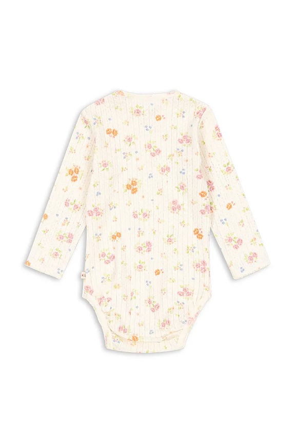 Konges Sløjd pamut baba body MINNIE BODY GOTS KS105002.PPY2 bézs SS26
