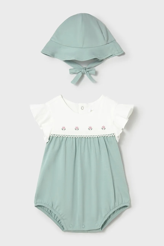 Mayoral Newborn body niemowlęce 1602.2E.Newborn.PPY2 zielony SS26