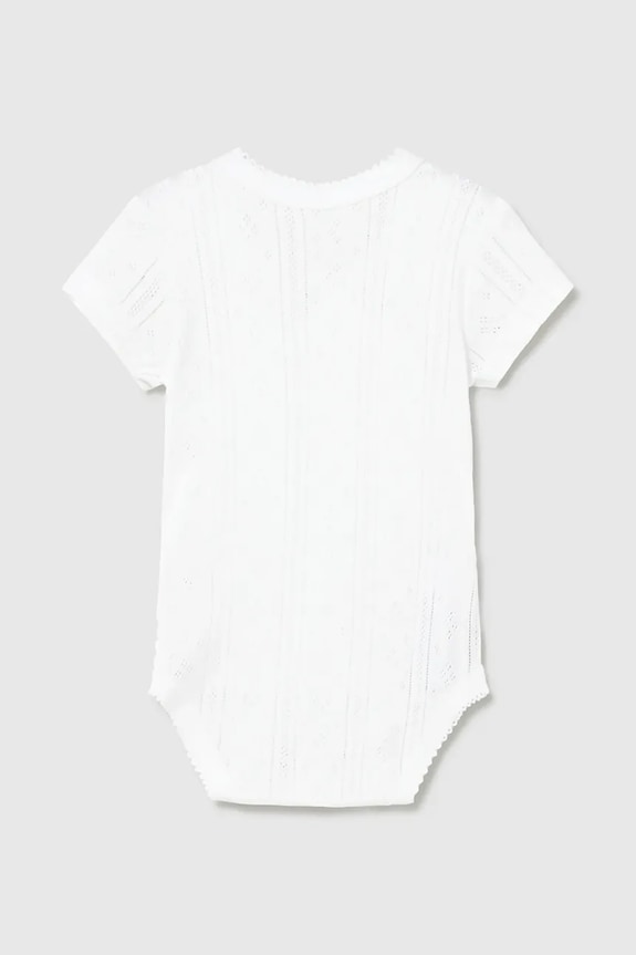 Mayoral Newborn pamut baba body 1701.2D.Newborn.PPY2 fehér SS26