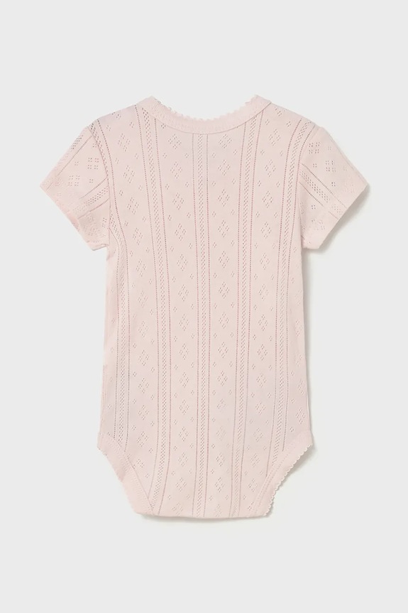 Mayoral Newborn body bawełniane niemowlęce 1701.2D.Newborn.PPY2 różowy SS26