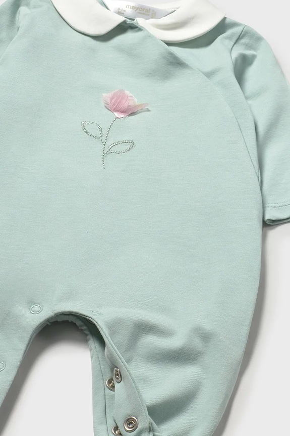 Dupačky pre bábätká Mayoral Newborn 2-pak zelená 1703.2D.Newborn.PPY2